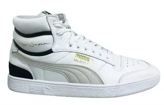 Мужские кожаные кроссовки на шнуровке Mid OG E X Ralph Sampson 370718 01 Puma, белый
