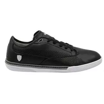 Мужские кожаные кроссовки Novellino Scuderia Ferrari He на шнуровке 304664 01 Puma, черный
