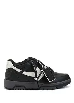 Мужские кожаные кроссовки Off-White, белый