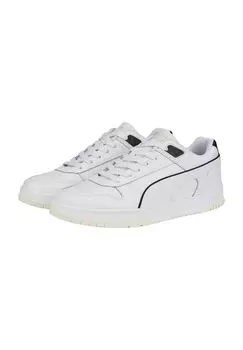 Мужские кожаные кроссовки RBD Game в баскетбольном стиле PUMA, цвет Puma White-puma Bl