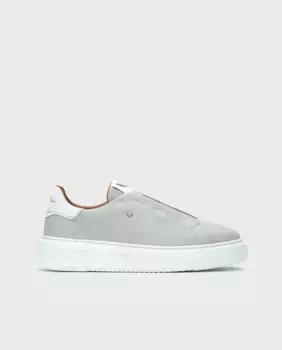 Мужские кожаные кроссовки с эластичными шнурками и съемной стелькой Martinelli, белый