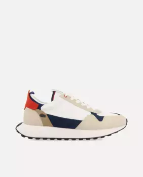 Мужские кожаные кроссовки с цветовыми контрастами Gioseppo, белый