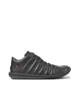 Мужские кожаные кроссовки с технологией Gore-Tex черного цвета Camper, черный