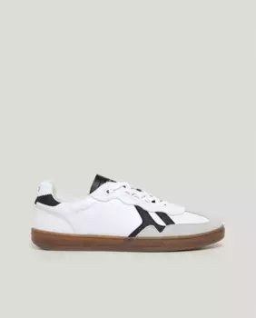 Мужские кожаные кроссовки с замшевыми деталями Pepe Jeans, белый