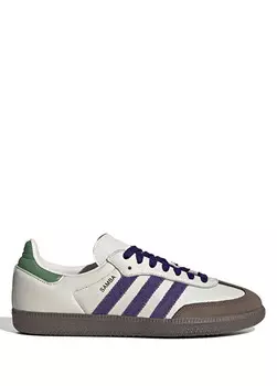 Мужские кожаные кроссовки Samba Adidas, белый