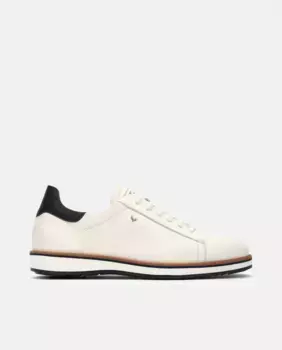 Мужские кожаные кроссовки синего цвета Martinelli, цвет Blanco Hueso