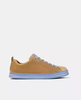 Мужские кожаные кроссовки Smooth Runner Four на шнуровке Camper, синий