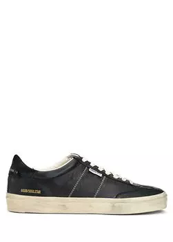 Мужские кожаные кроссовки Soul-Star Golden Goose, черный