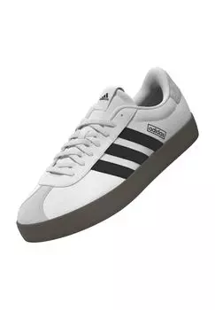 Мужские кожаные кроссовки VL Court 3.0 adidas, цвет Ftwwht Cblack Greo