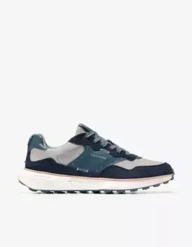 Мужские кожаные кроссовки, вдохновленные бегом Cole Haan, синий