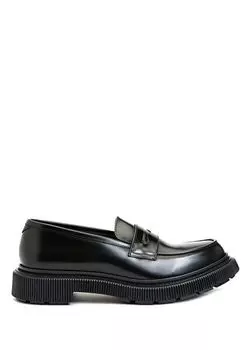 Мужские кожаные лоферы Adieu, черный