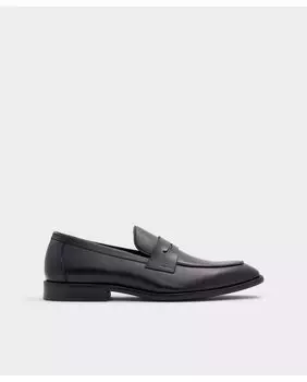 Мужские кожаные лоферы с круглым носком Aldo, черный