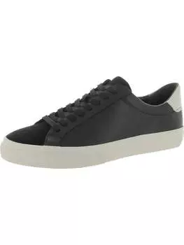 Мужские кожаные модные кроссовки Fulton E Vince, цвет Black Leather