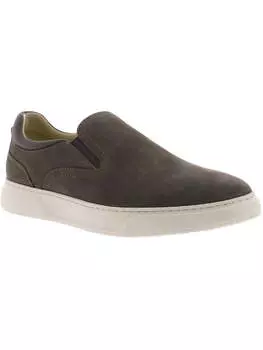 Мужские кожаные нарядные слипоны Florsheim, цвет Grey/Nubuck