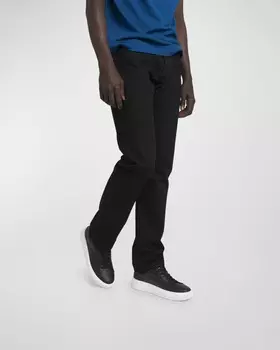 Мужские кожаные низкие кеды Greca Versace