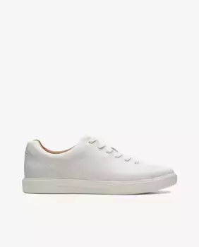 Мужские кожаные низкие кроссовки с подошвой из ЭВА Clarks, цвет Piel Blanco