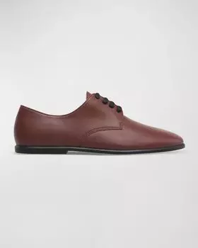 Мужские кожаные оксфорды-близнецы на шнуровке Camper, цвет Medium Brown