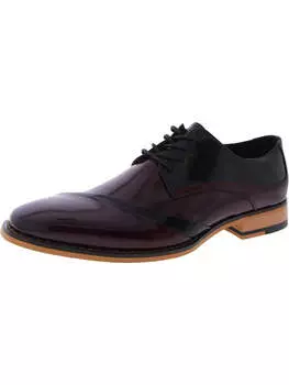 Мужские кожаные оксфорды Talmadge с цветными блоками Stacy Adams, цвет Burgundy Multi