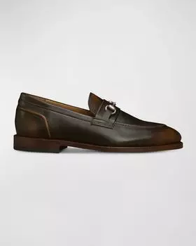 Мужские кожаные пенни-лоферы Randolph Allen Edmonds, цвет Vintage Hickory