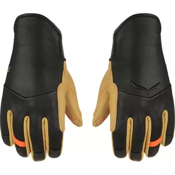 Мужские кожаные перчатки Ortles Am Salewa, черный