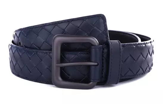 Мужской ремень Bottega Veneta, синий