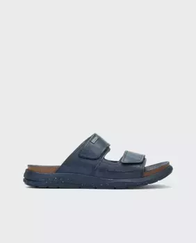Мужские кожаные сандалии с двойной застежкой-липучкой Pikolinos, синий
