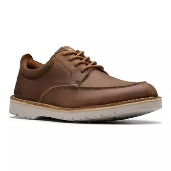 Мужские кожаные туфли Clarks Eastridge Moc, цвет Beeswax