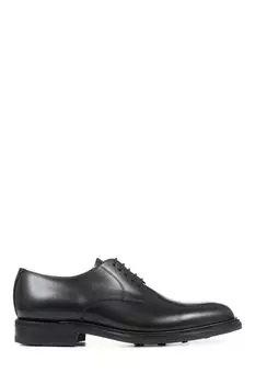 Мужские кожаные туфли дерби Loake by Apache Goodyear Welted Wide Fit Jones Bootmaker, черный