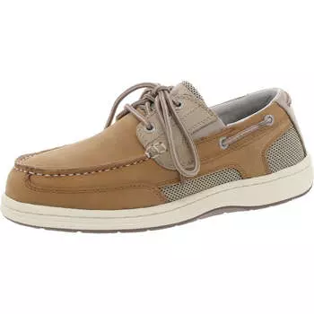 Мужские кожаные туфли-лодочки с мягкой стелькой Dockers, цвет tan/taupe leather