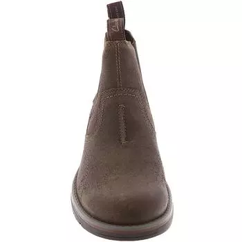Мужские кожаные водонепроницаемые ботинки чукка Morris Easy Clarks, цвет Dark Brown