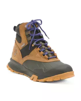 Мужские кожаные водостойкие походные ботинки Lincoln Peak Mid Hiker Timberland, цвет Saddle