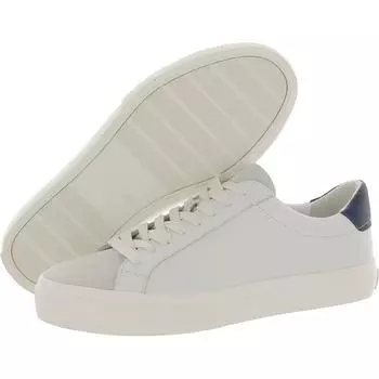 Мужские кожаные замшевые повседневные и модные кроссовки Vince, белый