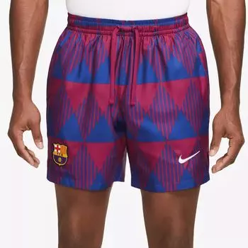 Мужские красные шорты Barcelona High Flow Nike