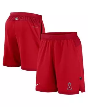 Мужские красные шорты Los Angeles Angels Authentic Collection Flex Vent Performance Nike