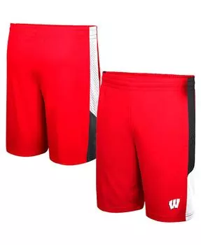 Мужские красные шорты wisconsin badgers very thorough Colosseum, красный