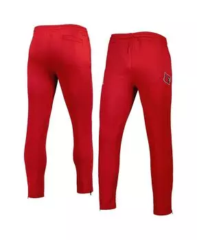 Мужские красные зауженные брюки Louisville Cardinals AEROREADY adidas