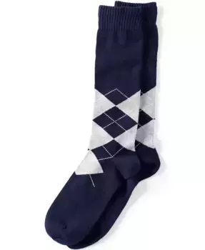 Мужские креативные носки Crew Lands' End, синий