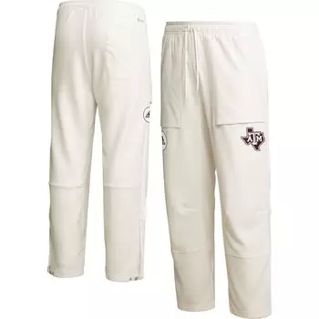 Мужские кремовые брюки Texas A&M Aggies Zero Dye AEROREADY adidas
