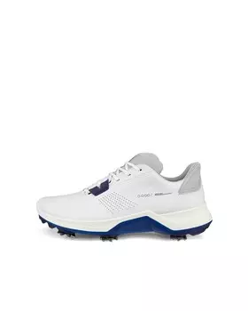 МУЖСКИЕ КРОССОВКИ ДЛЯ ГОЛЬФА ECCO BIOM G5, цвет White/Blue Depths