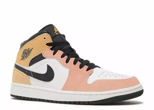 Мужские кроссовки 1 Mid Se Flight Club в цвете Magic Ember/sundials-White-Black Jordan