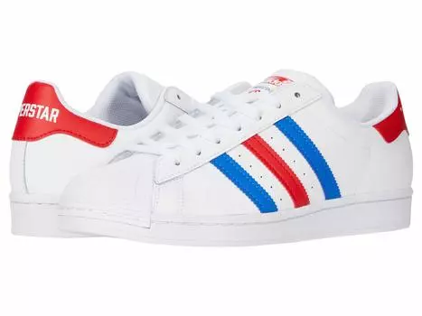 Мужские кроссовки Adidas Originals Superstar, белый/красный/синий