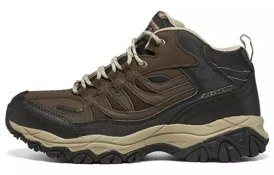 Мужские кроссовки After Burn Hiking Shoes High-top Brown/black Skechers