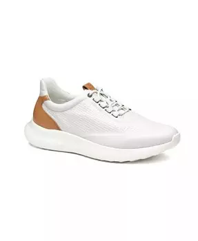 Мужские кроссовки Amherst 2.0 с тиснением U-образным вырезом Johnston & Murphy, белый