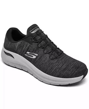 Мужские кроссовки Arch Fit 2.0 — повседневные слипоны Upperhand от Finish Line Skechers, серый