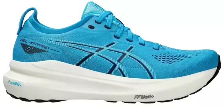 Мужские кроссовки ASICS GEL-KAYANO 31, цвет Bright Cyan