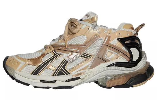 Мужские кроссовки Balenciaga Runner, черный/бежевый/серый