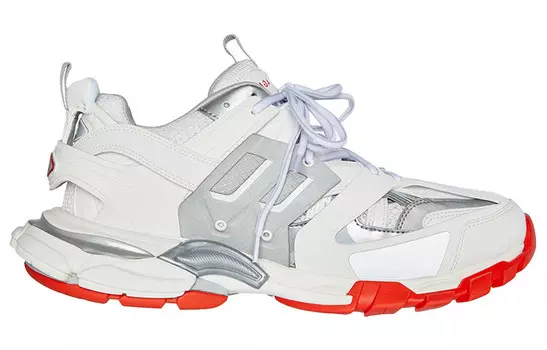 Мужские кроссовки Balenciaga Track 1.0, белый/серый/красный