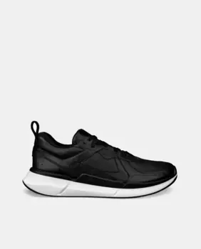 Мужские кроссовки BIOM 22 с низким верхом из кожи и ткани с Goretex Ecco, черный