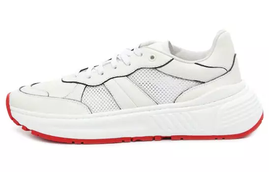 Мужские кроссовки Bottega Veneta, белый/красный