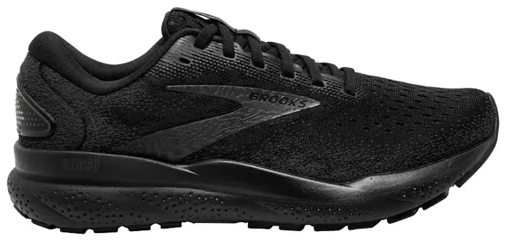 Мужские кроссовки Brooks Ghost 16, цвет Black/Black/Ebony